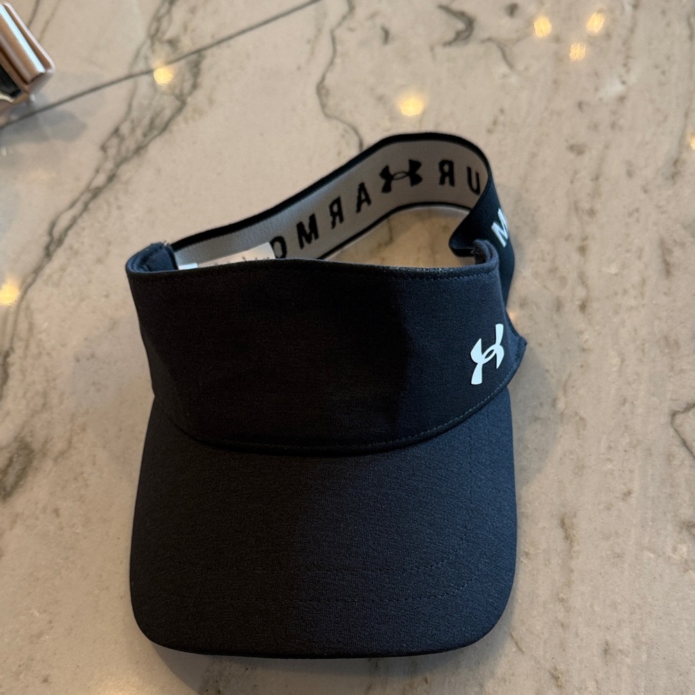 Under Armour black/grey Sports Visor Golf Tennis